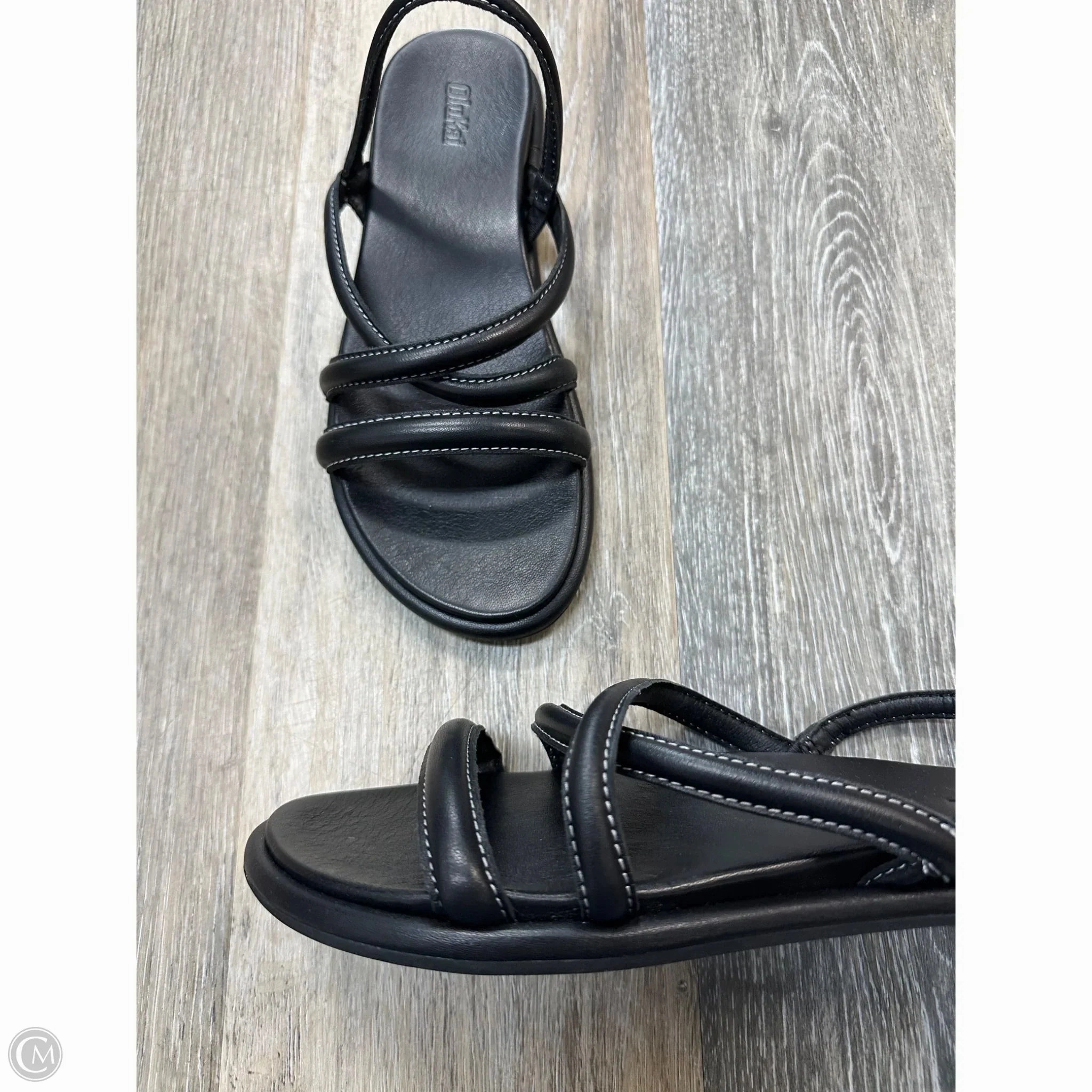Sandals Flats By Olukai In Black, Size: 8