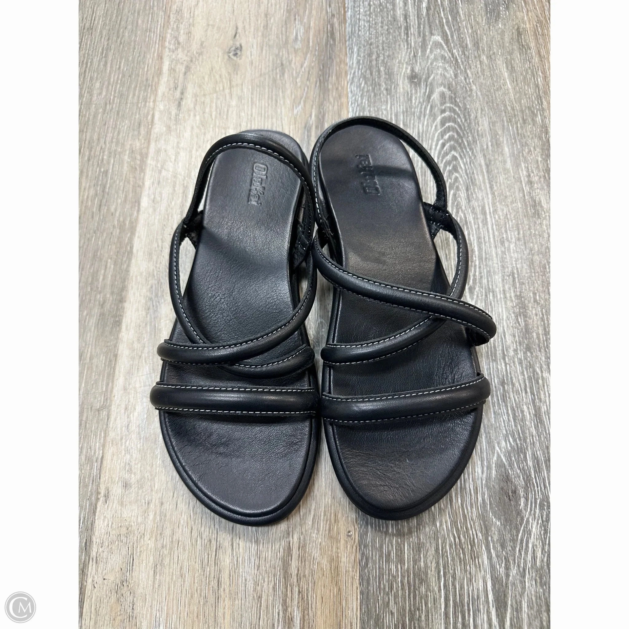 Sandals Flats By Olukai In Black, Size: 8