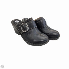 Sandals Heels Wedge By Born In Black, Size: 7