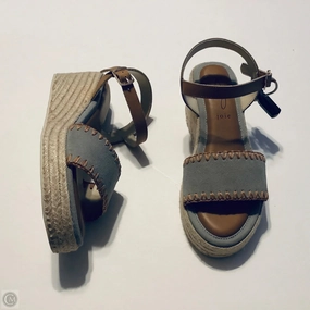 Sandals Heels Wedge By Joie In Multi-colored, Size: 7.5