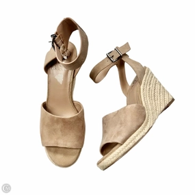 Sandals Heels Wedge By Vince Camuto In Mauve, Size: 8