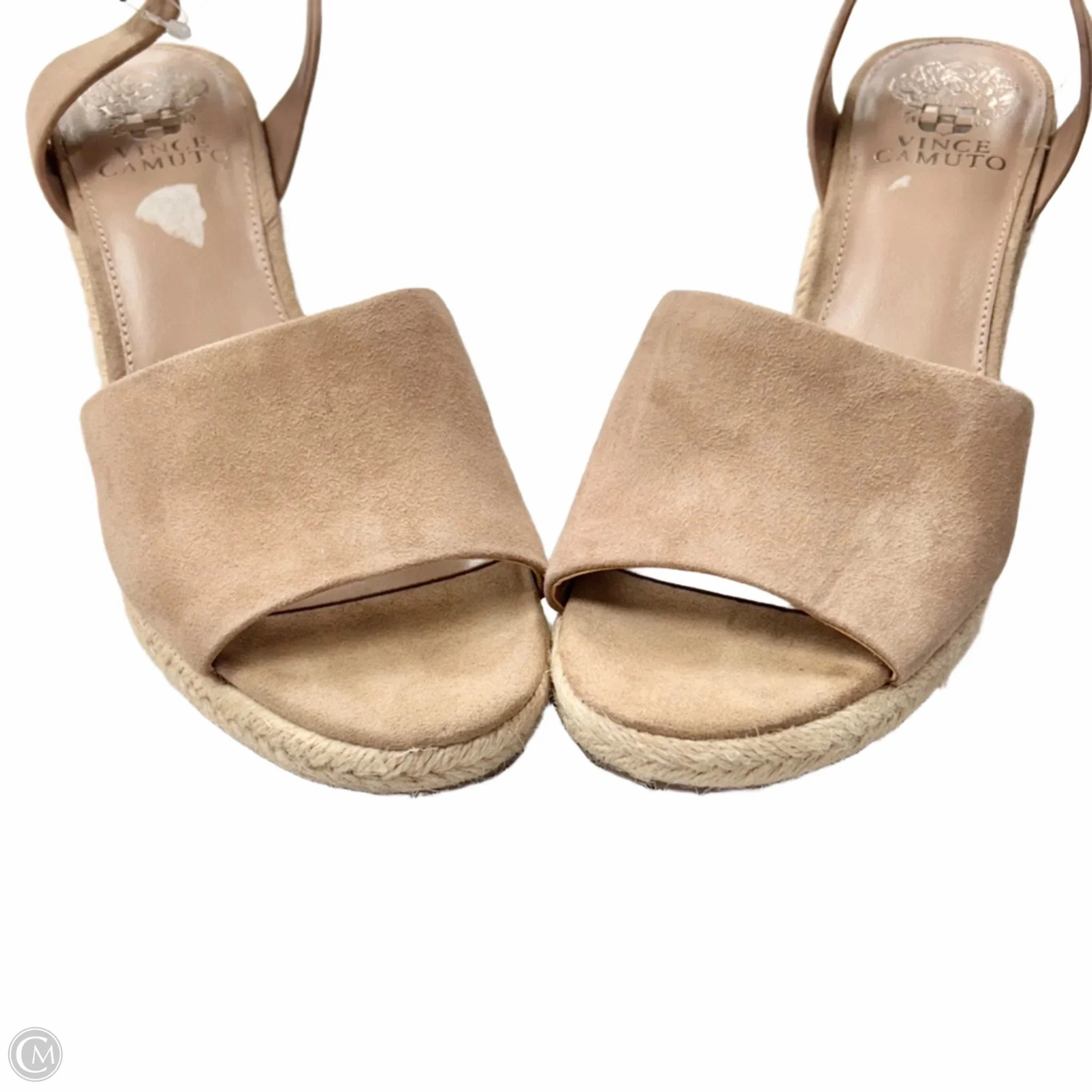 Sandals Heels Wedge By Vince Camuto In Mauve, Size: 8
