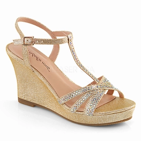 SILVIE-20  Champagne Shimmering Fabric