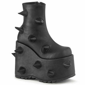 SLAY-77  Black Vegan Leather