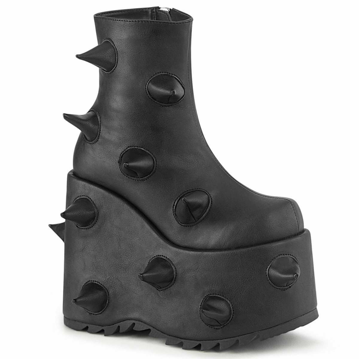 SLAY-77  Black Vegan Leather