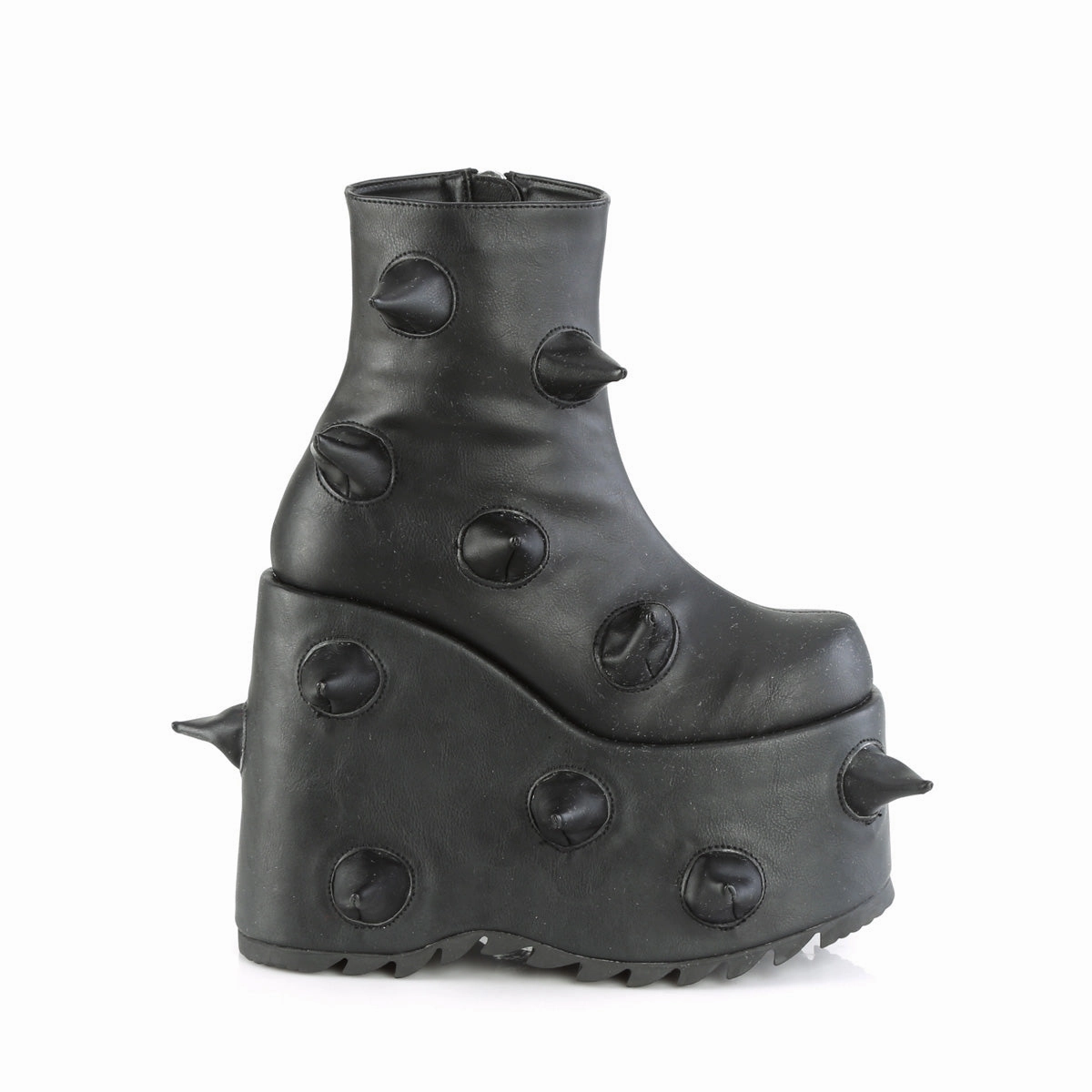 SLAY-77  Black Vegan Leather