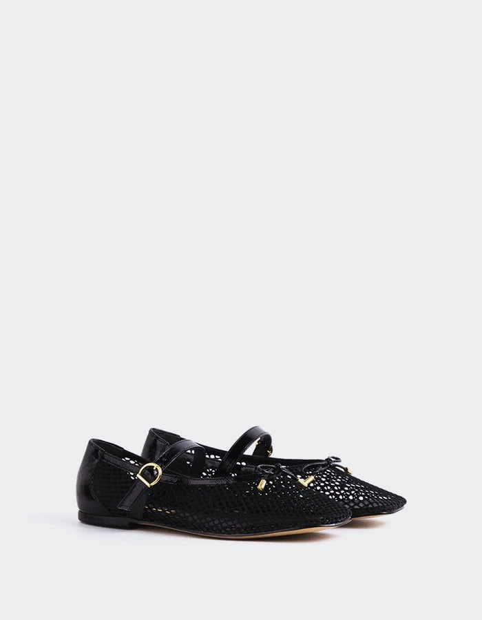 Starflower Black Leather