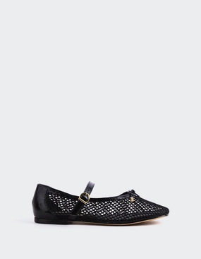 Starflower Black Leather