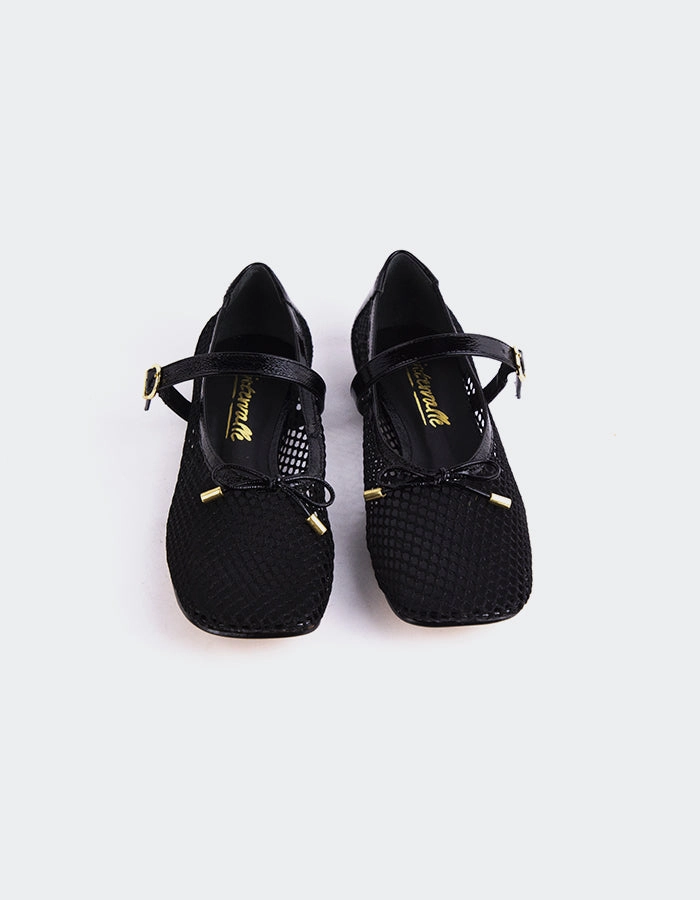 Starflower Black Leather