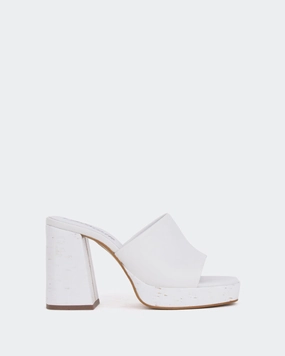 Tarot White Leather/Cuir Blanc