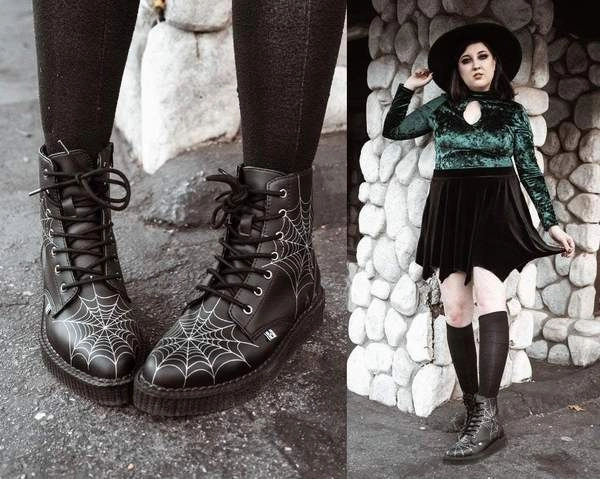 TUK A9746 Black TUKskin™ 7-Eye Spiderweb Glow Boot