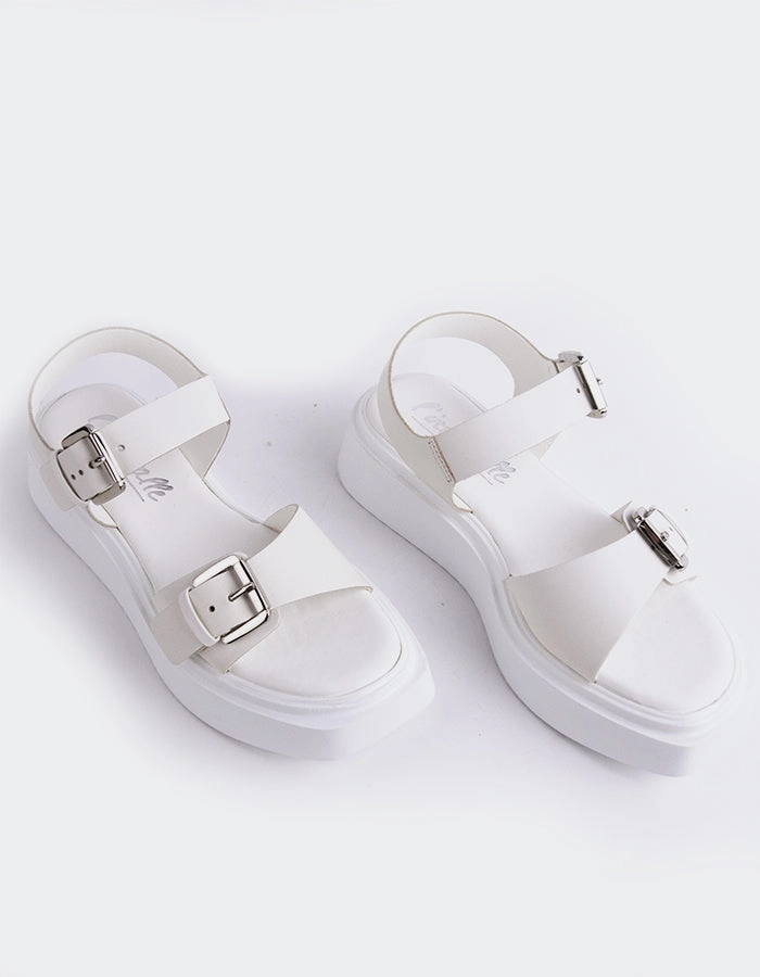 Varvara White Leather