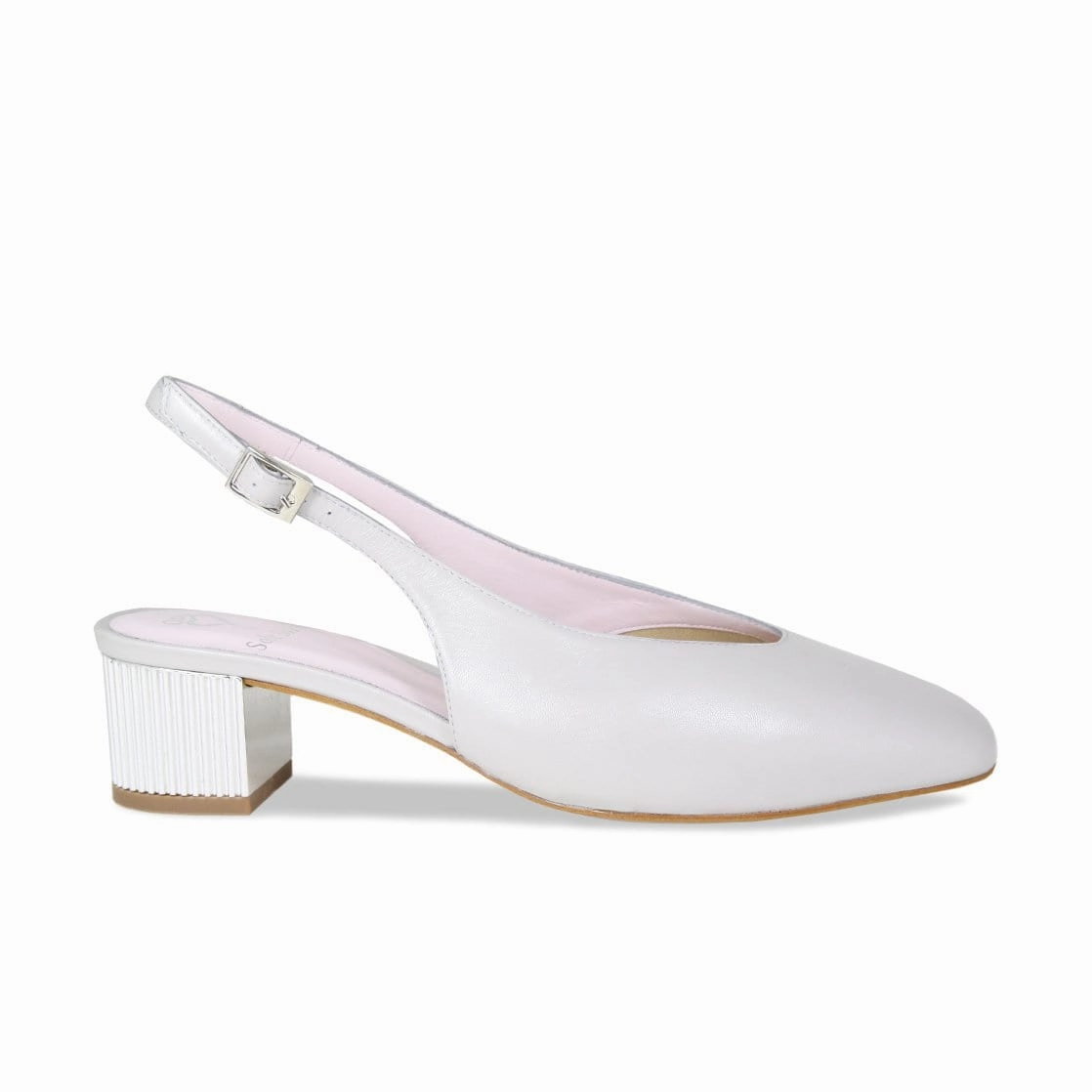 Verity: Pale Gray Leather