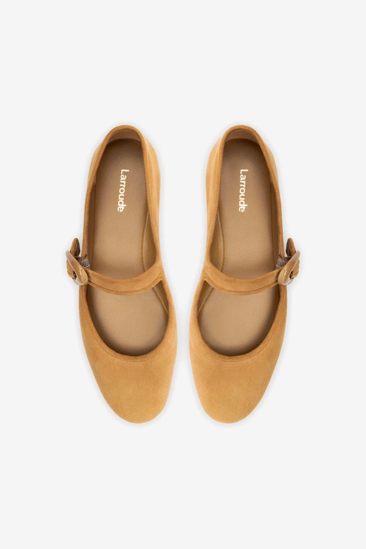 Verona Ballet Flat In Peanut Suede
