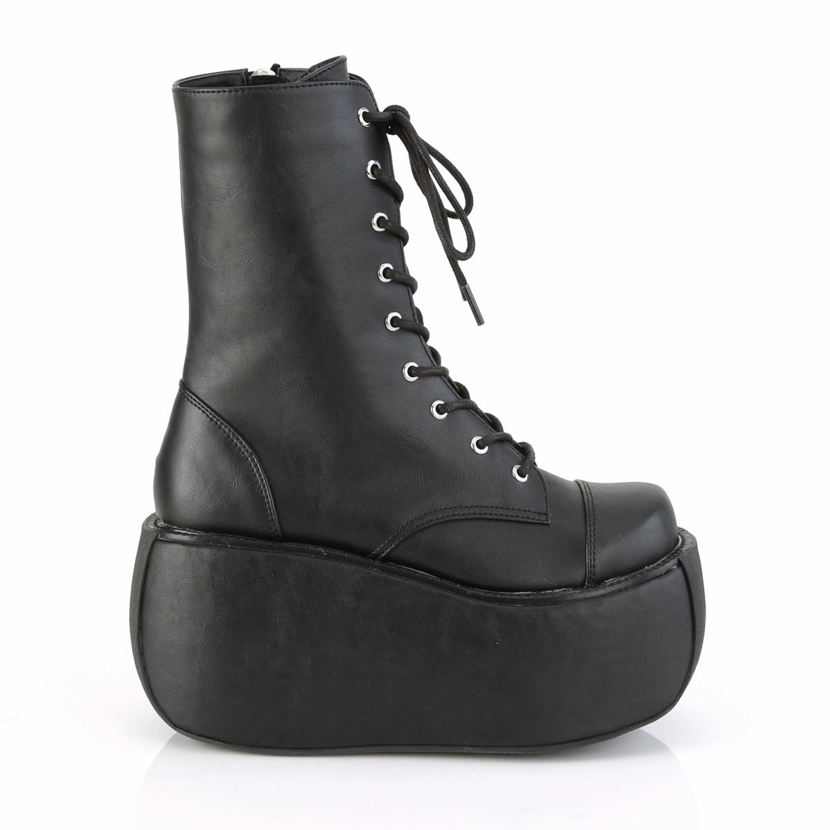 VIOLET-120  Black Vegan Leather