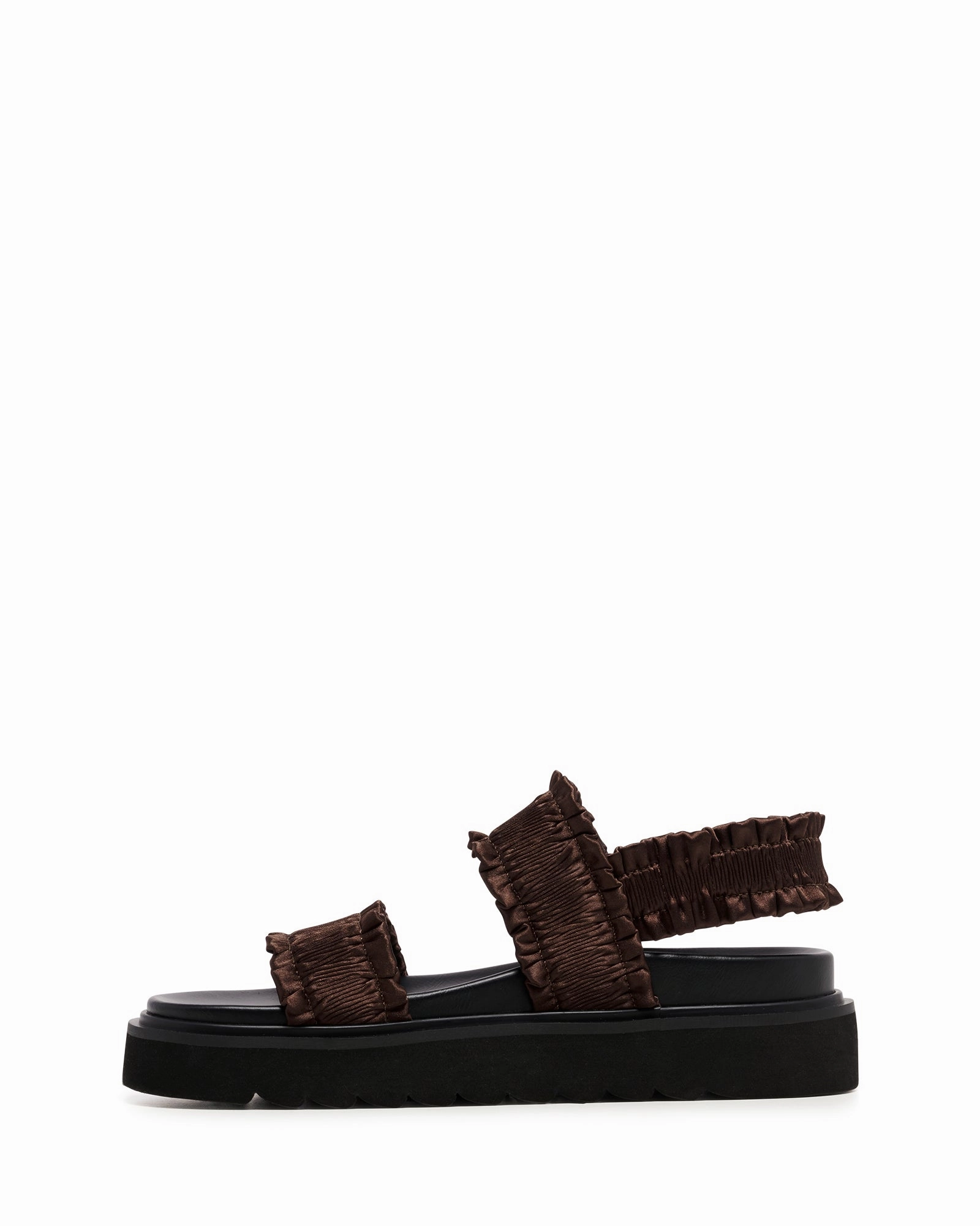 Vissta Sandal Chocolate Satin
