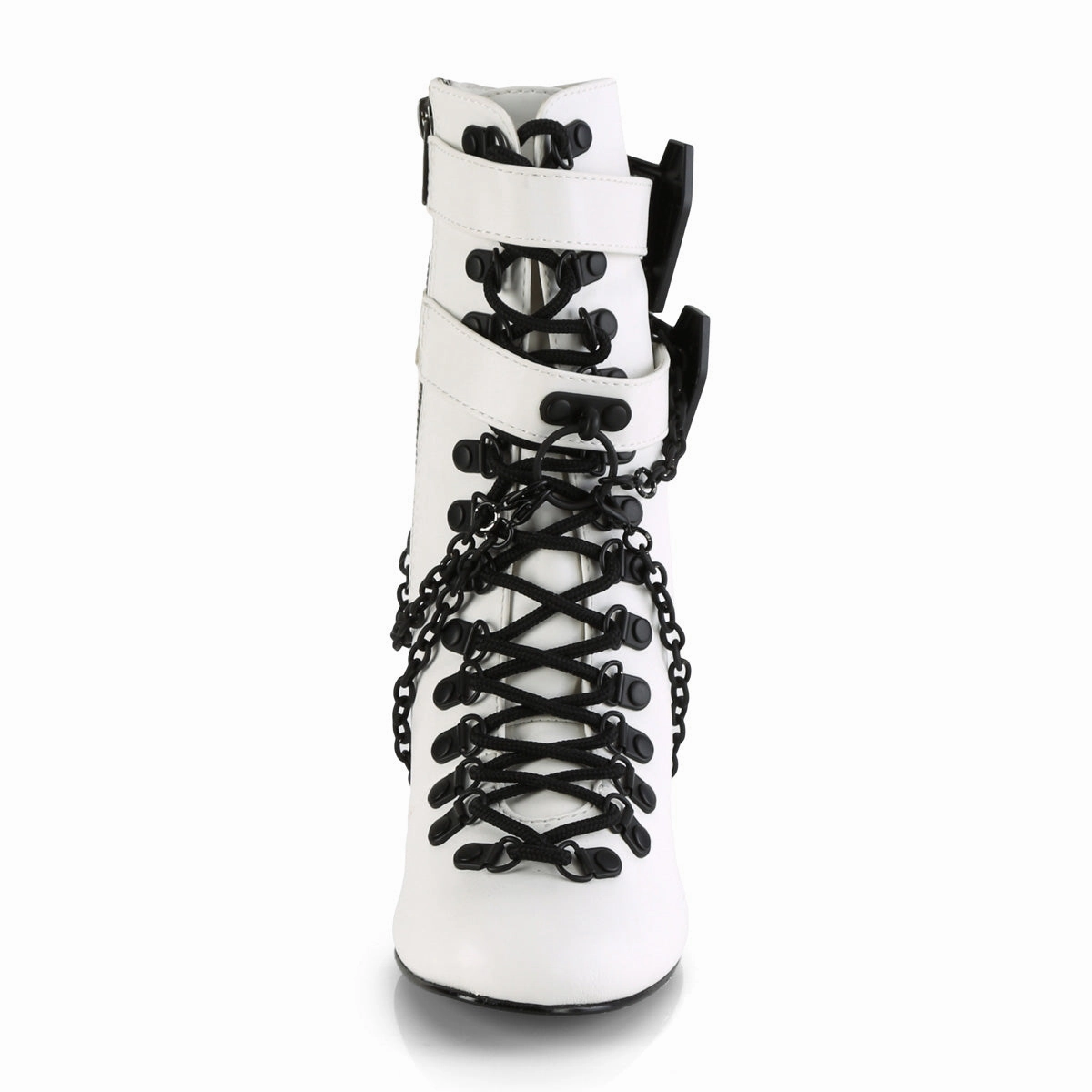 VIVIKA-128  White Vegan Leather
