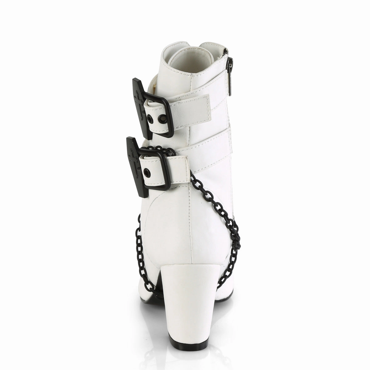 VIVIKA-128  White Vegan Leather