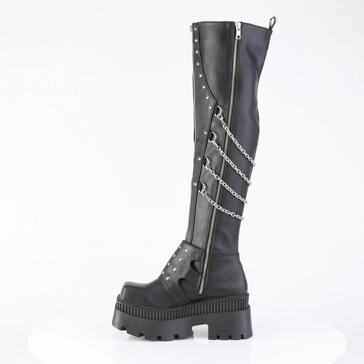 WRATH-310  Black Vegan Leather