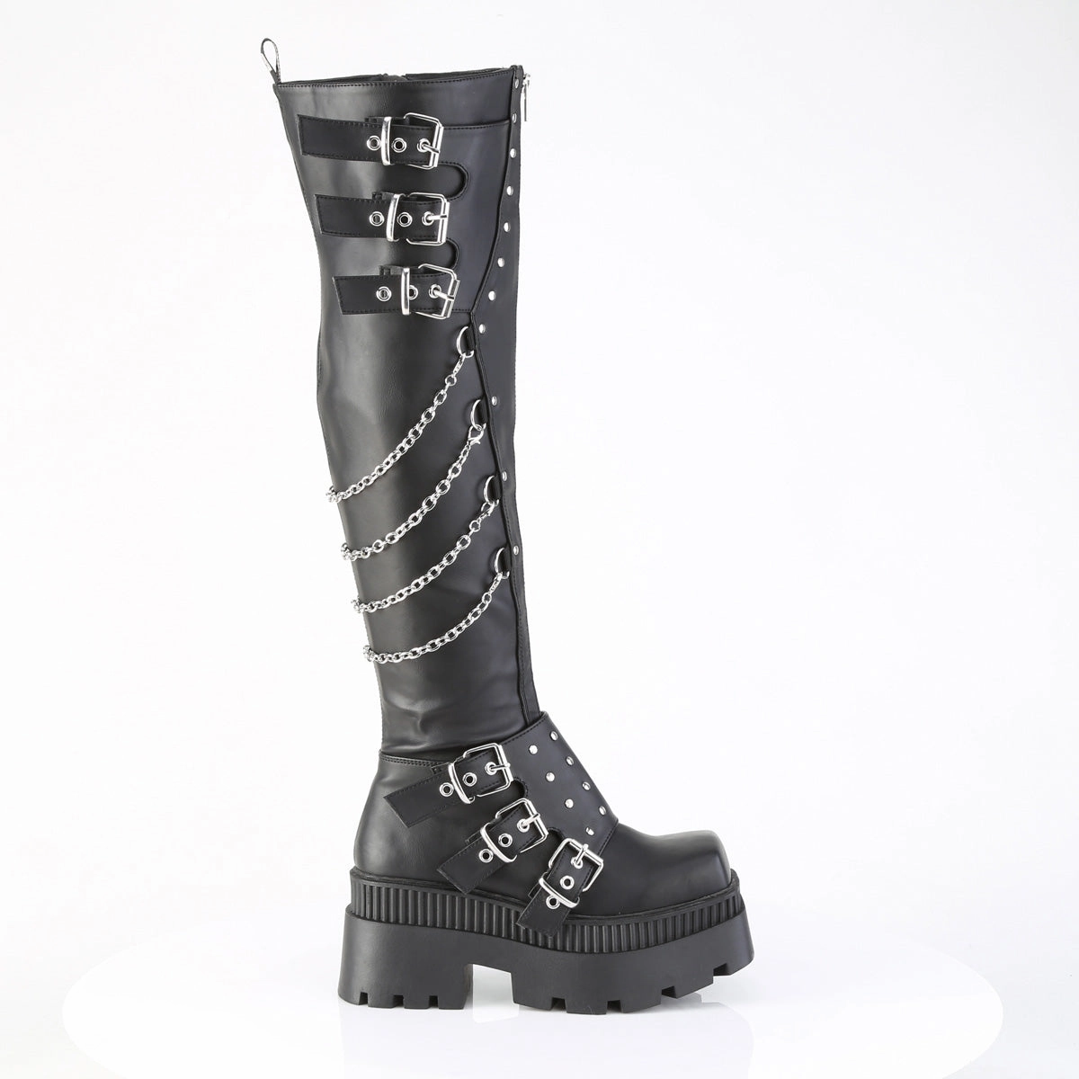 WRATH-310  Black Vegan Leather