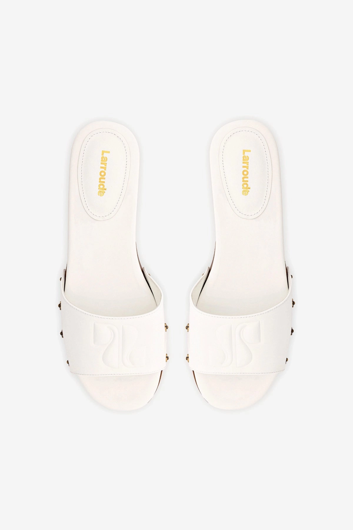 Zuzi Mule In White Patent Leather